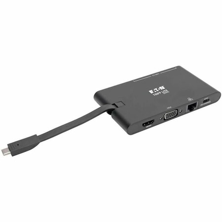 USB-C Laptop Docking Station - HDMI, VGA, GbE, 4K at 30 Hz, Thund MPN:U442-DOCK3-B
