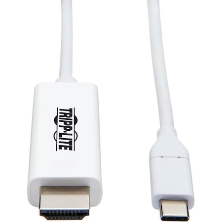 USB C to HDMI Adapter Cable USB 3.1 Gen 1 4K M/M USB-C White 3ft MPN:U444-003-H4K6WE