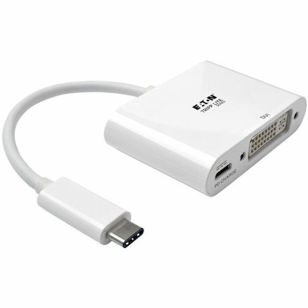 USB C to DVI Video Adapter w/ PD Chargin MPN:U444-06N-D-C