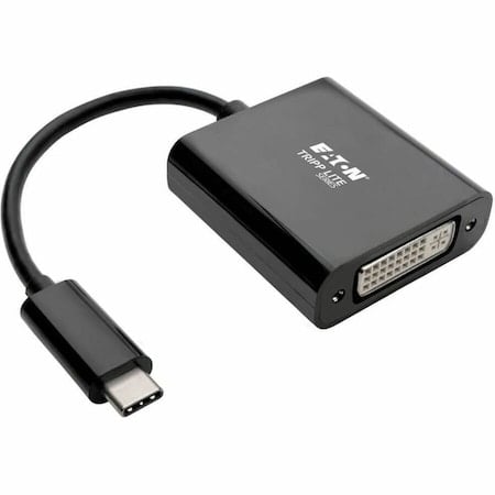 USB C to DVI Adapter Converter 1080P M/F Black USB Type C to DVI MPN:U444-06N-DVIBAM