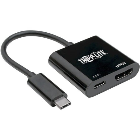 USB C Adapter Converter 4K HDMI PD Charging USB Type C M/F Black MPN:U444-06N-H4K6BC