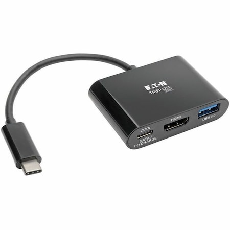USB C to HDMI Multiport Adapter w/USB Hub PD Charging USB Type C MPN:U444-06N-H4UB-C