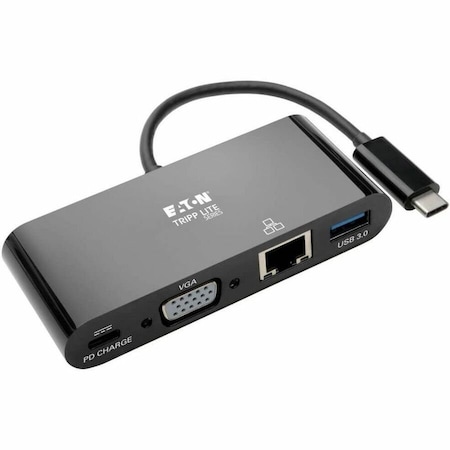 USB C to VGA Multiport Adapter Dock USB Type C to VGA Black MPN:U444-06N-VGUB-C