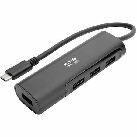 USB C Hub 4-Port w/ 4x USB-A Portable Compact USB Type C, USB-C MPN:U460-004-4AB
