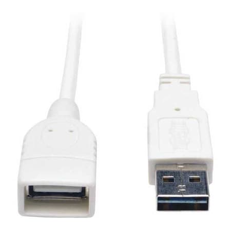 USB Reversible 2.0 Cable, A to A, M/F, 6ft MPN:UR024-006-WH