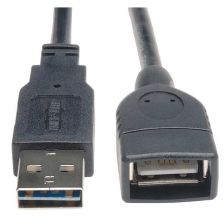 Reversible USB Extension Cable, Blck, 10ft MPN:UR024-010