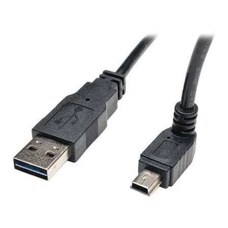 USB Reversible 2.0 Cable, Up, 5Pin, M/M, 3ft MPN:UR030-003-UPB