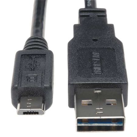 USB Cable, Black, 480Mbps, 3 ft. MPN:UR050-003