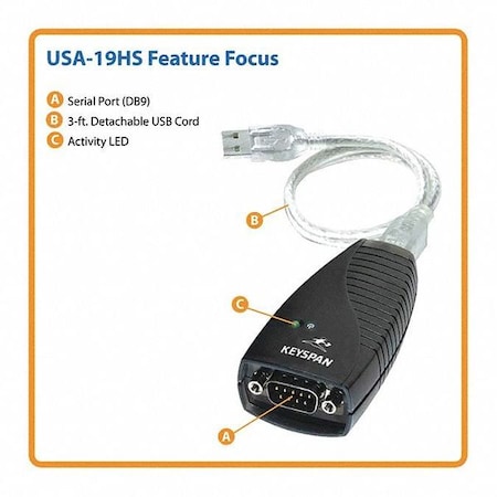 High-Speed Usb Serial Adapter MPN:USA-19HS