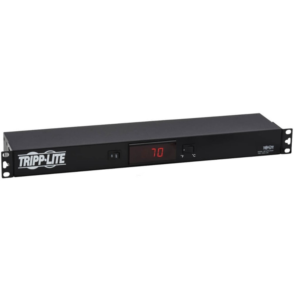 Eaton Tripp Lite Series 1U Digital Temperature Sensor, Blanking Panel, LCD - Rack blanking panel - with temperature sensor - SR1UPNLTEMP MPN:SR1UPNLTEMP