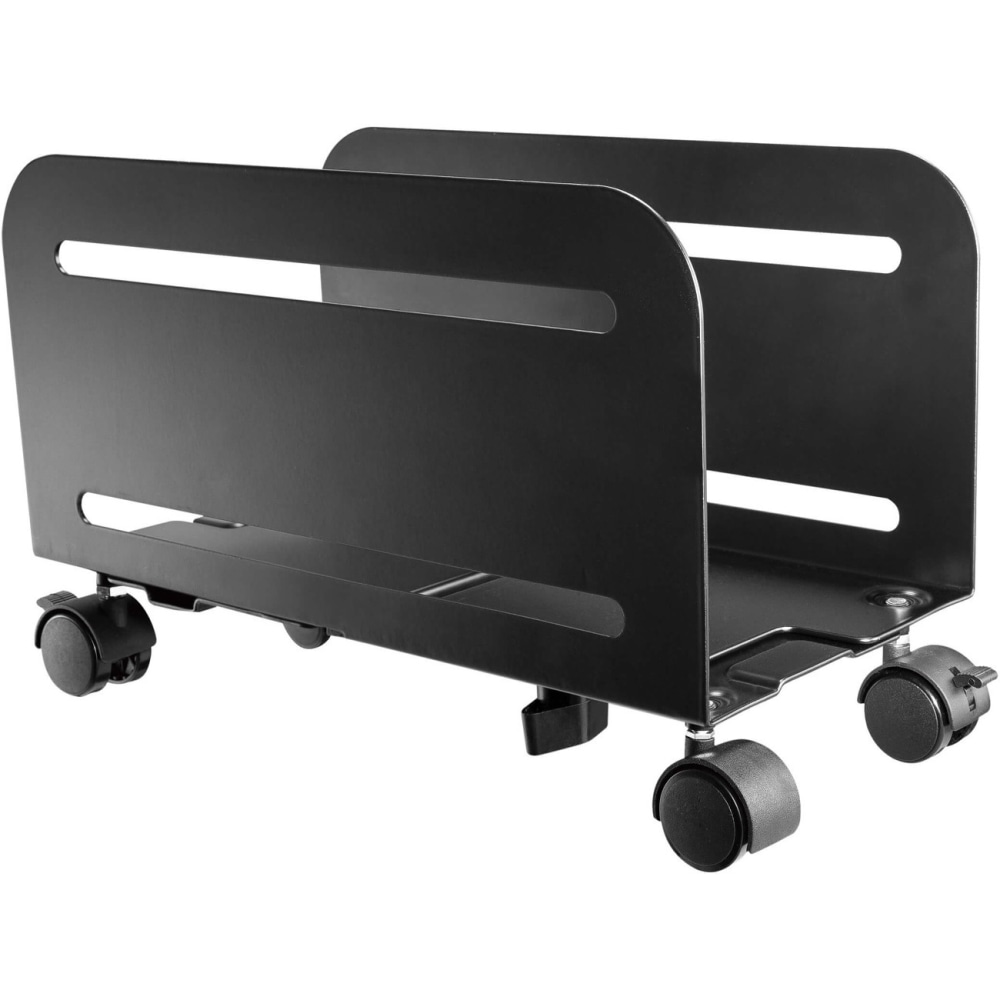 Tripp Lite Mobile CPU Caddy for Computer Towers -Adjustable, Locking Casters, Black - 22.05 lb Capacity - DCPU2 MPN:DCPU2