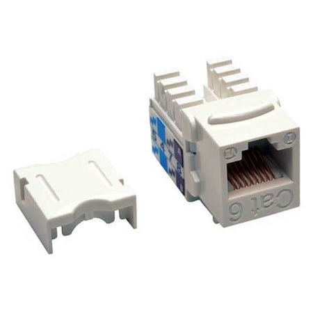 Keystone Jack, Cat6/Cat5e, 110 Style, White MPN:N238-001-WH