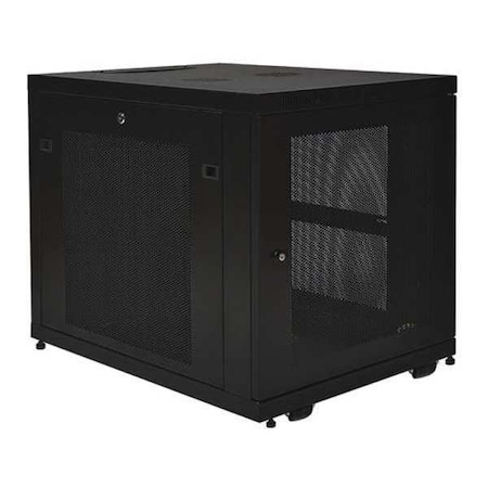 Rack Enclosure Cabinet, 12U, Mid-Depth MPN:SR12UB