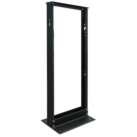 Open Frame Rack, 2-Post, 25U, 25 in H, Blk MPN:SR2POST25