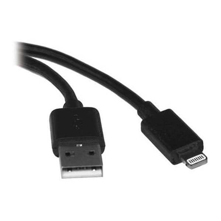 Charging Cable, Apple Lightning, Black, 6ft MPN:M100-006-BK