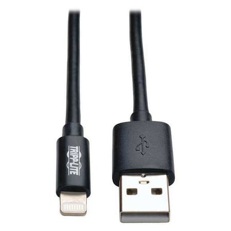 Charge Cable, Apple Lightning, Black, 10ft MPN:M100-010-BK