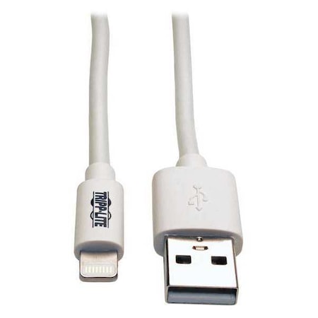 Charge Cable, Apple Lightning, White, 10ft MPN:M100-010-WH