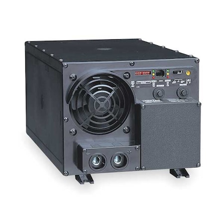 Power Inverter and Battery Charger, Modified Sine Wave, 4, 800 W Peak, 2, 400 W Continuous, 1 Outlets MPN:APS2424