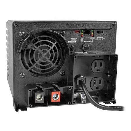 Power Inverter and Battery Charger, Modified Sine Wave, 1, 500 W Peak, 750 W Continuous, 2 Outlets MPN:APS750
