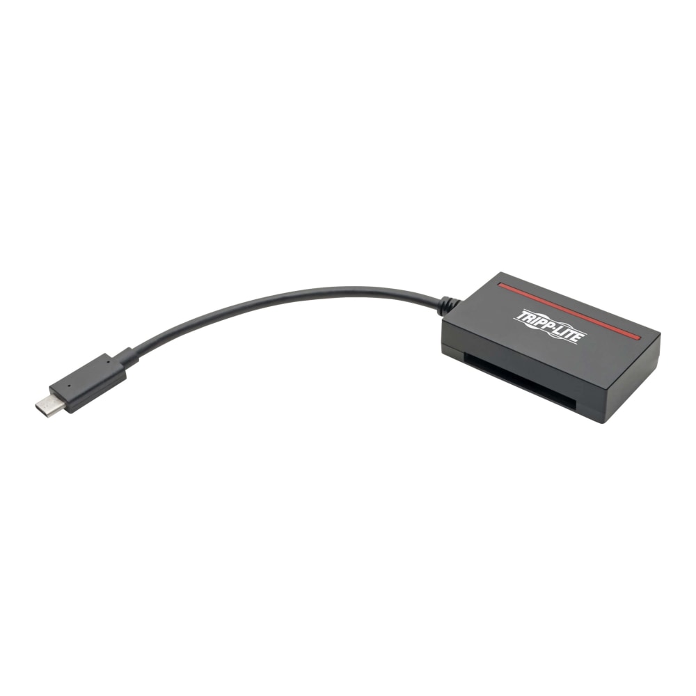 Tripp Lite USB-C CFast 2.0 Card Reader USB 3.1 Gen 1 SATA III Adapter - Storage controller - 2.5in - SATA 6Gb/s - USB 3.1 (Gen 1) - black (Min Order Qty 2) MPN:U438-CF-SATA-5G
