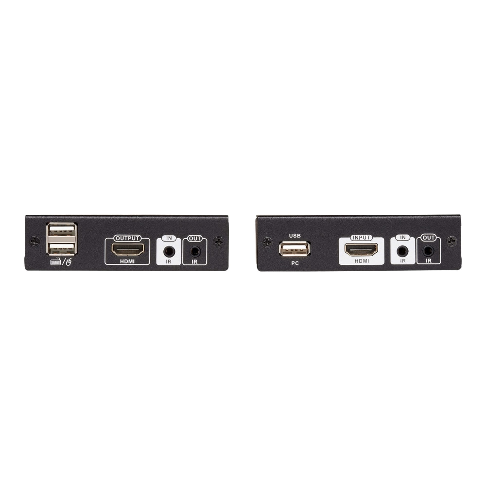 Tripp Lite HDMI HDBaseT KVM Console Extender over Cat6 2 USB Ports IR 4K 30 Hz (130 ft.) 1080p (230 ft.) - B013HU4K MPN:B013-HU-4K