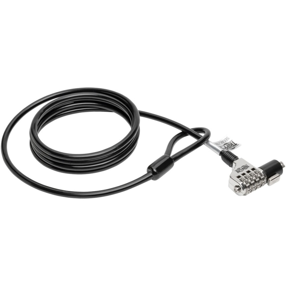 Eaton Tripp Lite Series Security Lock for Laptops and Peripherals, 4-Digit Combination, 6 ft. (1.83 m) Cable, SEC6C MPN:SEC6C