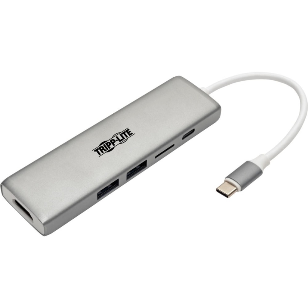 Eaton Tripp Lite Series USB C Docking Station Adapter, 4K @ 30 Hz, HDMI, Thunderbolt 3, PD Charging, Micro SD - U442DOCK10S MPN:U442-DOCK10-S