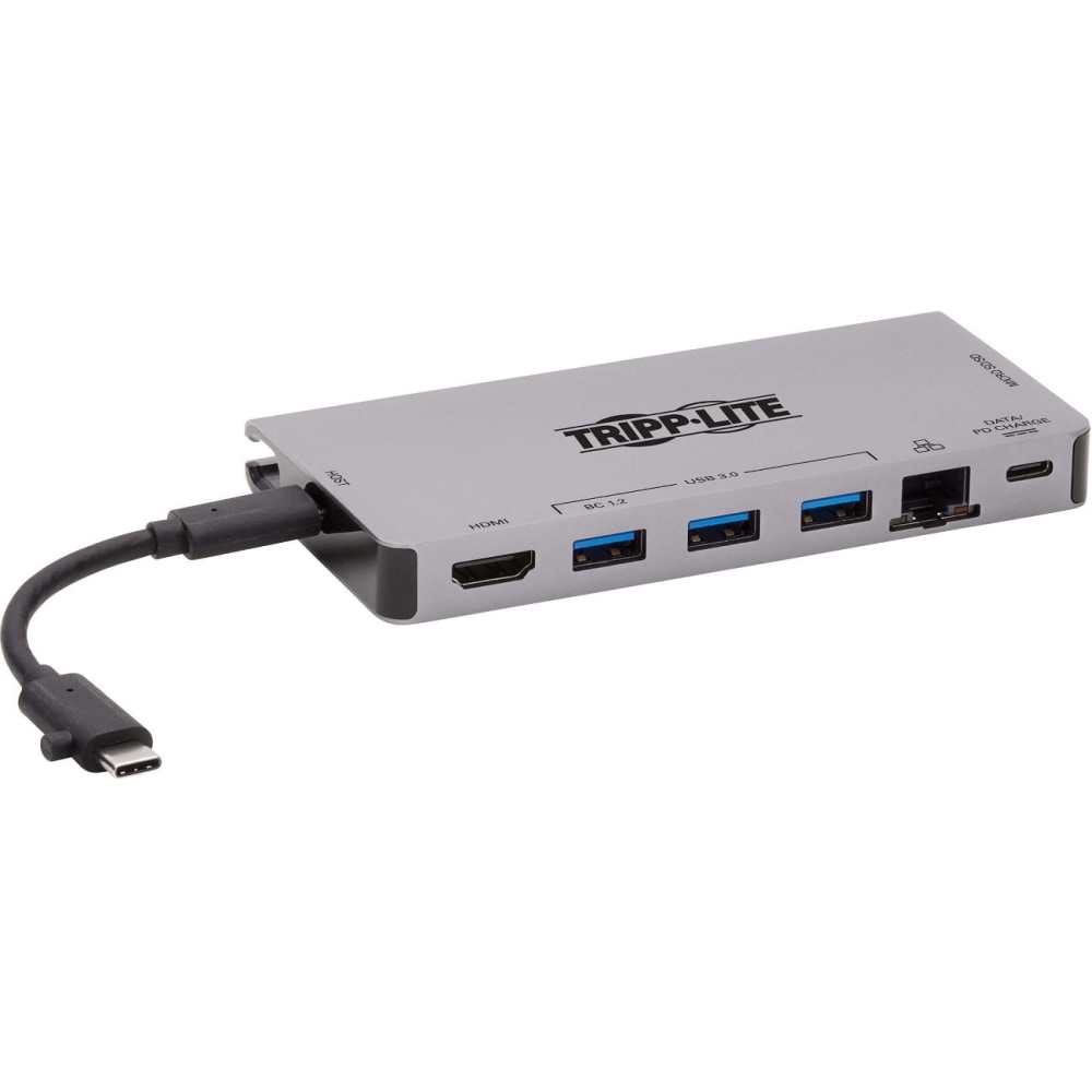 Eaton Tripp Lite Series USB C Docking Station USB Hub 4k w/ HDMI, Gbe Gigabit Ethernet, SD Card Reader, PD Charging - U442DOCK5DGY MPN:U442-DOCK5D-GY