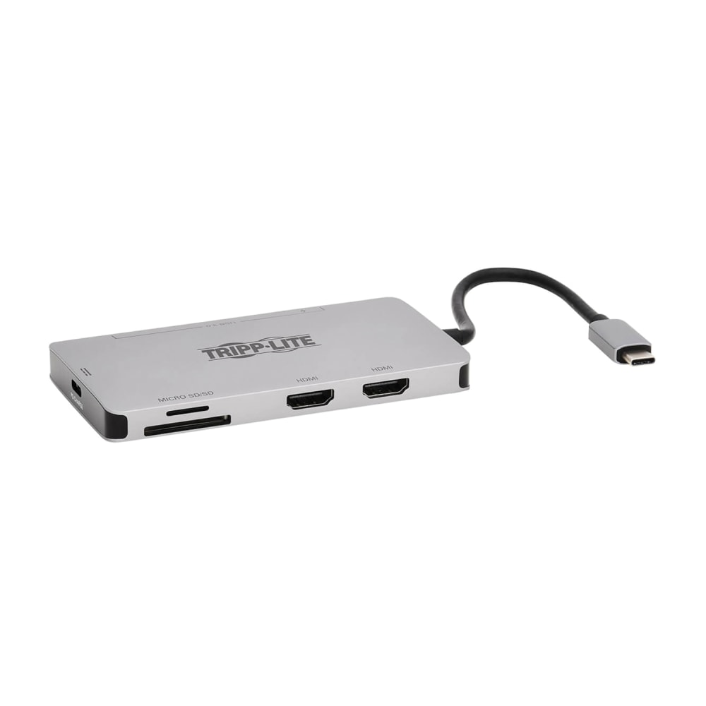 Tripp Lite Dual-Display 8-Port USB-C Dock, Gray, TRPU442DOCK8 MPN:U442-DOCK8-GG