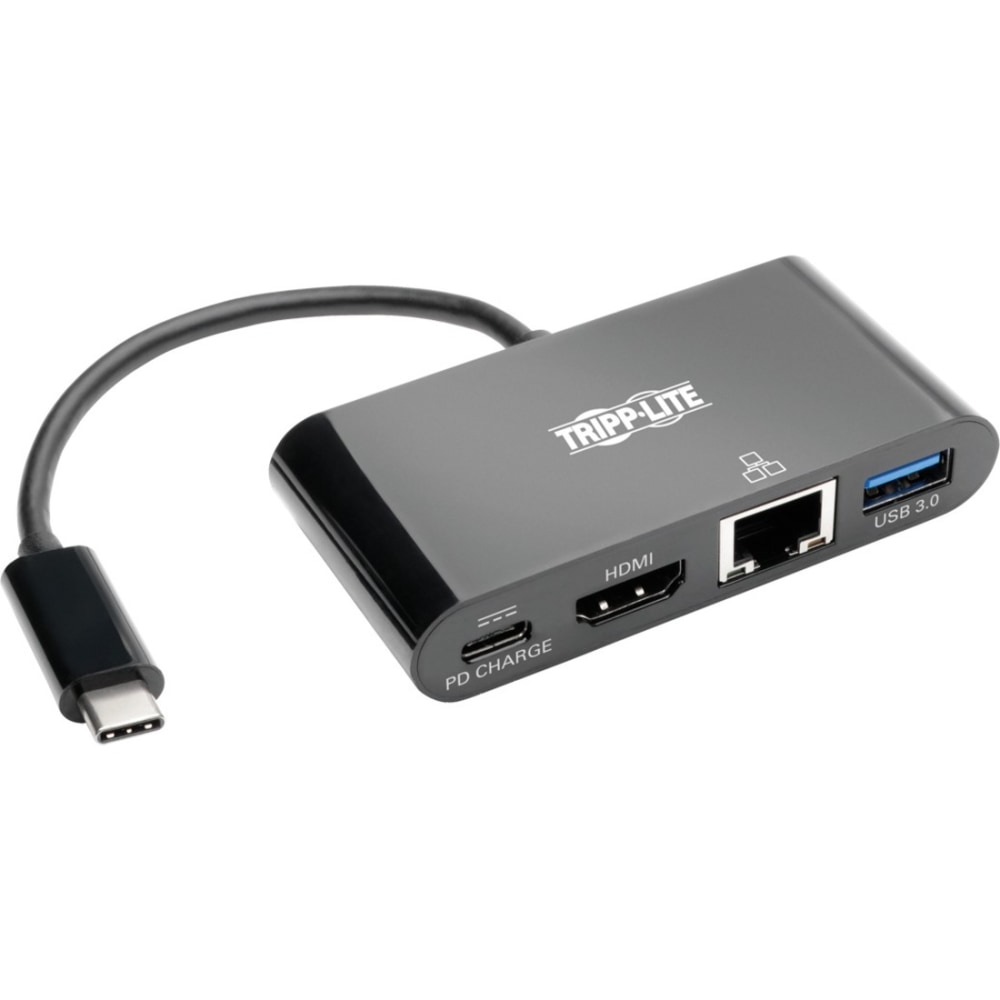 Tripp Lite USB C to HDMI Multiport Adapter Docking Station 4K USB Type C to HDMI Black, USB-C, USB Type-C, USB Type C - - U44406NH4GUBC MPN:U444-06N-H4GUBC