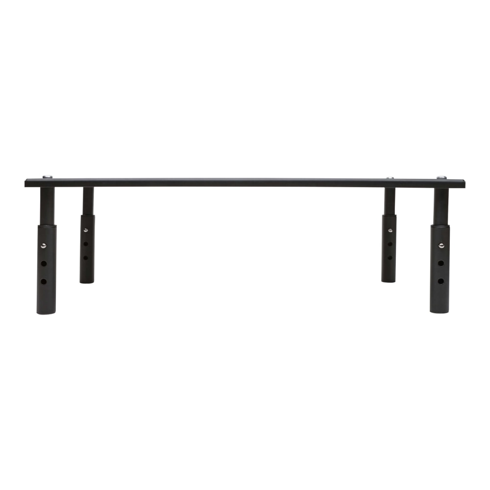Eaton Tripp Lite Series Monitor Riser for Desk, 18 x 11 in., Height Adjustable, Metal, Black, MR1812M MPN:MR1812M