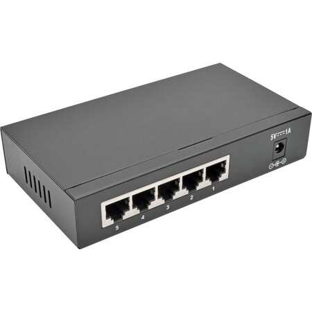 Gigabit Ethernet Switch Desktop Metal Unmanaged Switch 5-Port MPN:NG5