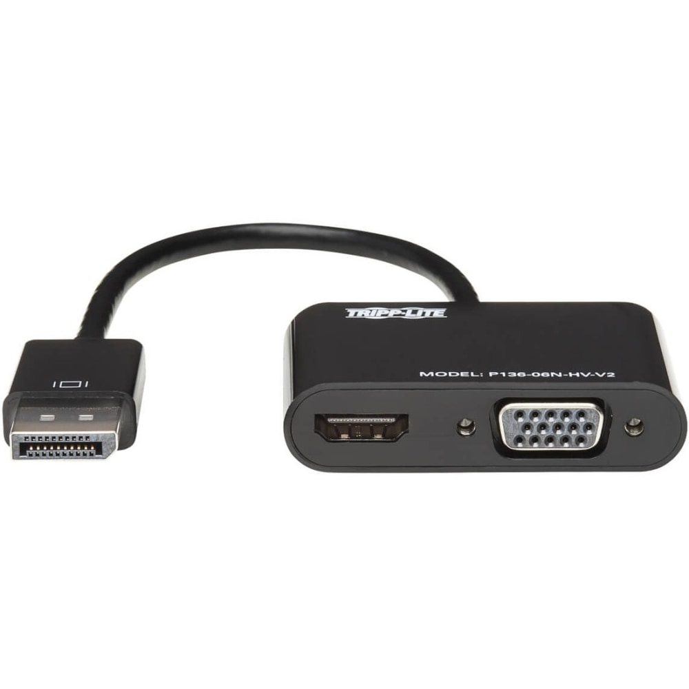 Tripp Lite DisplayPort To HDMI VGA Adapter MPN:P136-06N-HV-V2