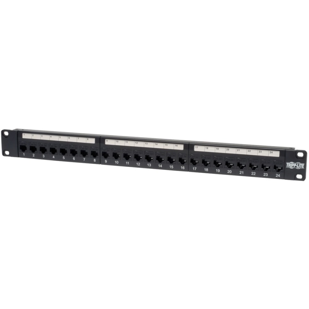 Tripp Lite 24 Port Cat5e Feed-Through Patch Panel MPN:N054-024