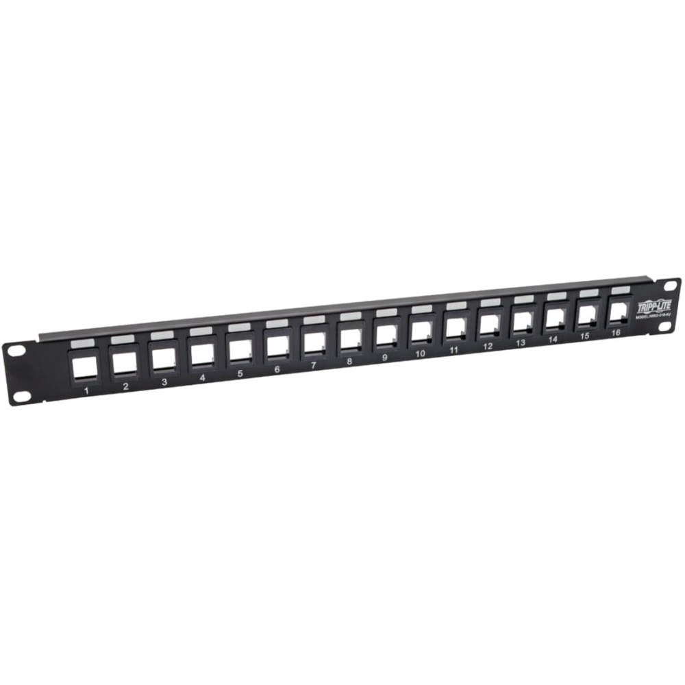 Tripp Lite 16-Port Unshielded Blank Keystone/Multimedia Patch Panel MPN:N062-016-KJ