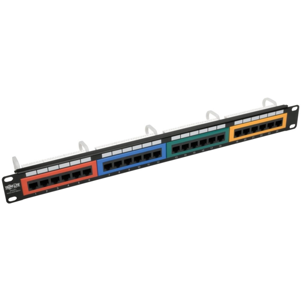 Tripp Lite 24-Port 110-Type Patch Panel MPN:N253-024-RBGY