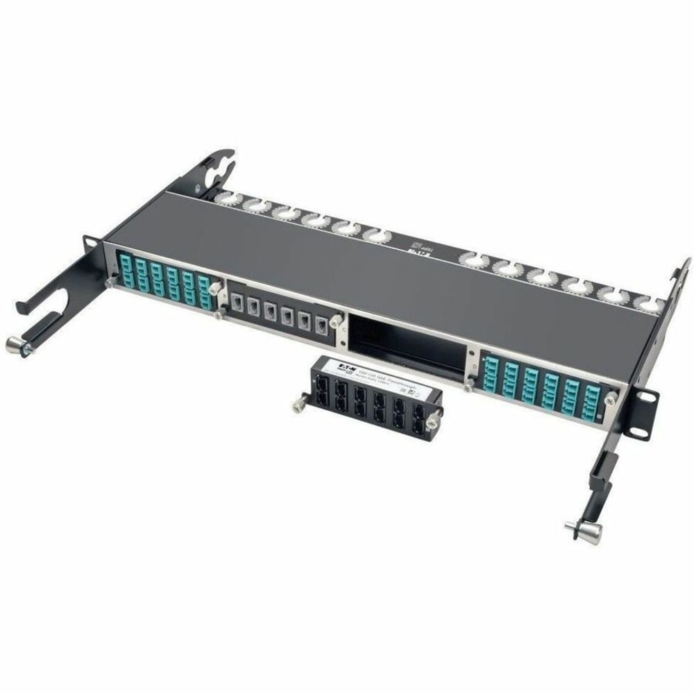 Eaton Tripp Lite Series 100Gb/120Gb Pass-Through Cassette - (x12) 24-Fiber MTP/MPO ( Female ) - (x12) 24-Fiber MTP/MPO MPN:N484-12M24