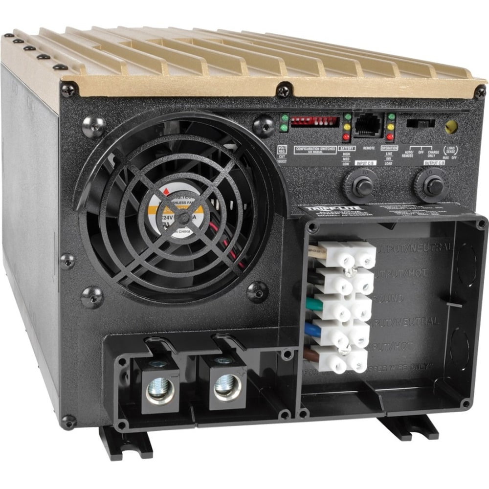 Tripp Lite 3600W APS INT 36VDC 230V Inverter / Charger w/ Auto Transfer Switching ATS Line-Interactive AVR, APSINT3636VR MPN:APSINT3636VR