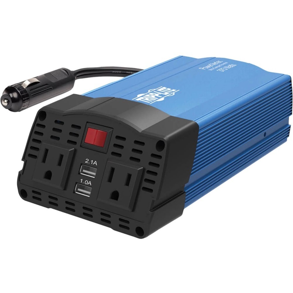 Eaton Tripp Lite Series 375W Ultra-Compact Car Power Inverter with 2 AC Outlets, 2 USB Charging Ports AC to DC - PV375USB MPN:PV375USB
