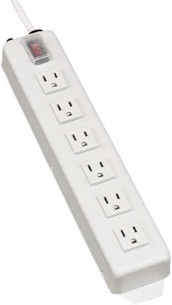 6 Outlets, 120 VAC15 Amps, 15' Cord, Power Outlet Strip MPN:TLM615NC