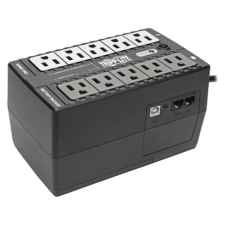 UPS System, 550VA, Standby, Out: 110/115/120V AC In: 120V AC MPN:ECO550UPS