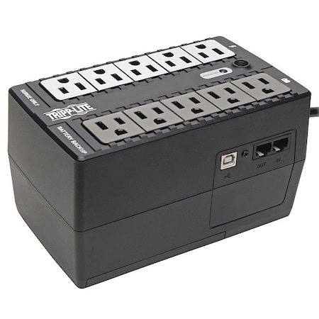 UPS System, 600VA, Standby, Out: 110/115/120V AC In: 120V AC MPN:INTERNET600U