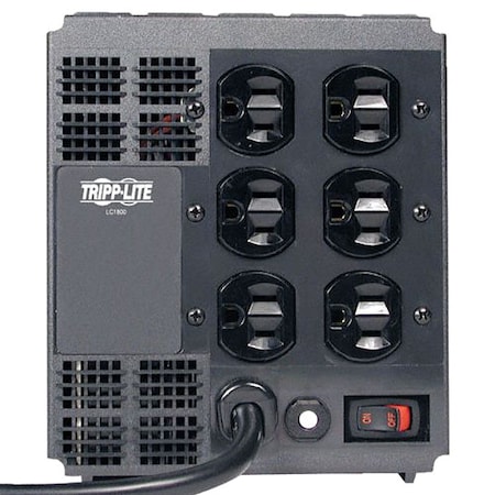 Power Conditioner, 15A Max Amps, 120V Input Voltage, 120V Output Voltage, 1, 800 W Output Watts MPN:LC 1800