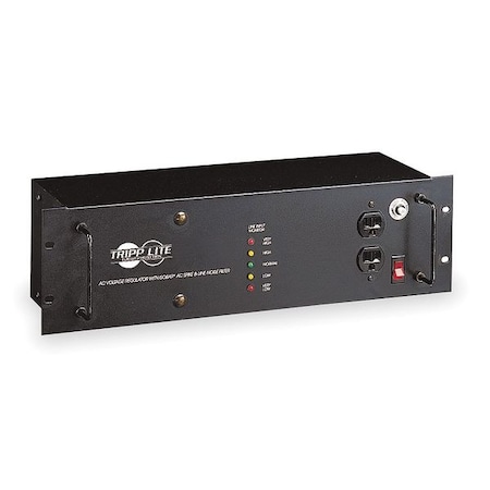 Power Conditioner, 20A Max Amps, 120V Input Voltage, 120V Output Voltage, 2, 400 W Output Watts MPN:LCR 2400