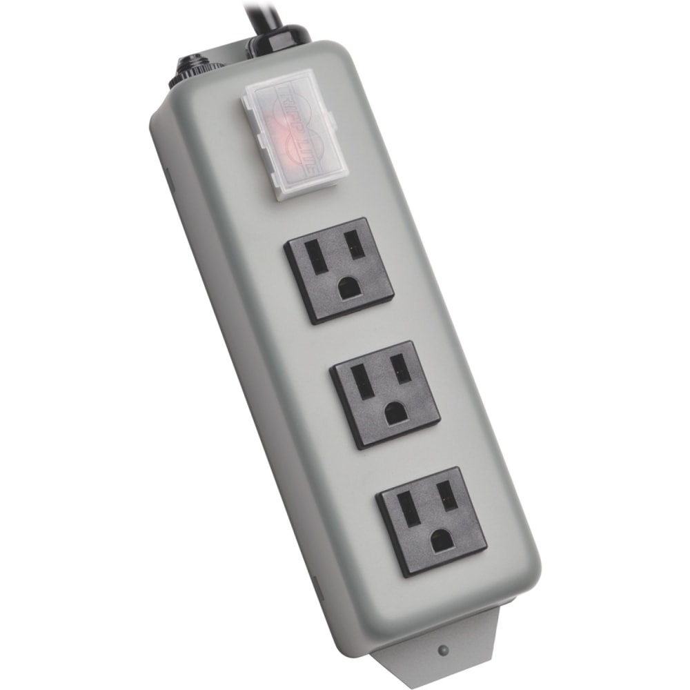 Eaton Tripp Lite Series Industrial Power Strip, 3-Outlet, 9 ft. (2.7 m) Cord, NEMA 5-15P Plug, Switch Guard - 3SP9 MPN:3SP9