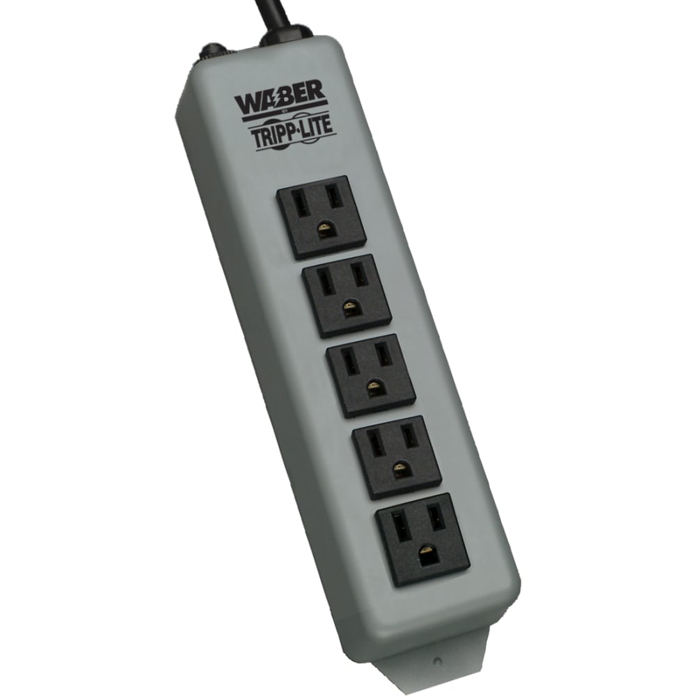 Eaton Tripp Lite Series Industrial Power Strip, 5-Outlet, 15 ft. (4.6 m) Cord, Switchless - Power distribution strip - 60215 MPN:602-15