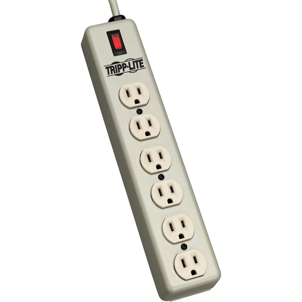 Eaton Tripp Lite Series Industrial Power Strip, 6-Outlet, 15 ft. (4.6 m) Cord - Power distribution strip - 6SPDX15 MPN:6SPDX-15