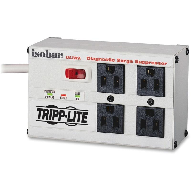 Tripp Lite Isobar Premium ISOBAR4ULTRA 4-Outlet Surge Suppressor, 6ft Cord MPN:ISOBAR4 ULTRA