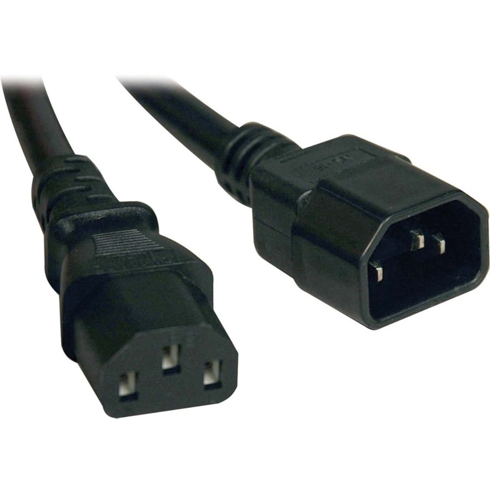 Eaton Tripp Lite Series PDU Power Cord, C13 to C14 - 13A, 250V, 16 AWG, 6 ft. (1.83 m), Black - Power extension cable - P00400613A MPN:P004-006-13A