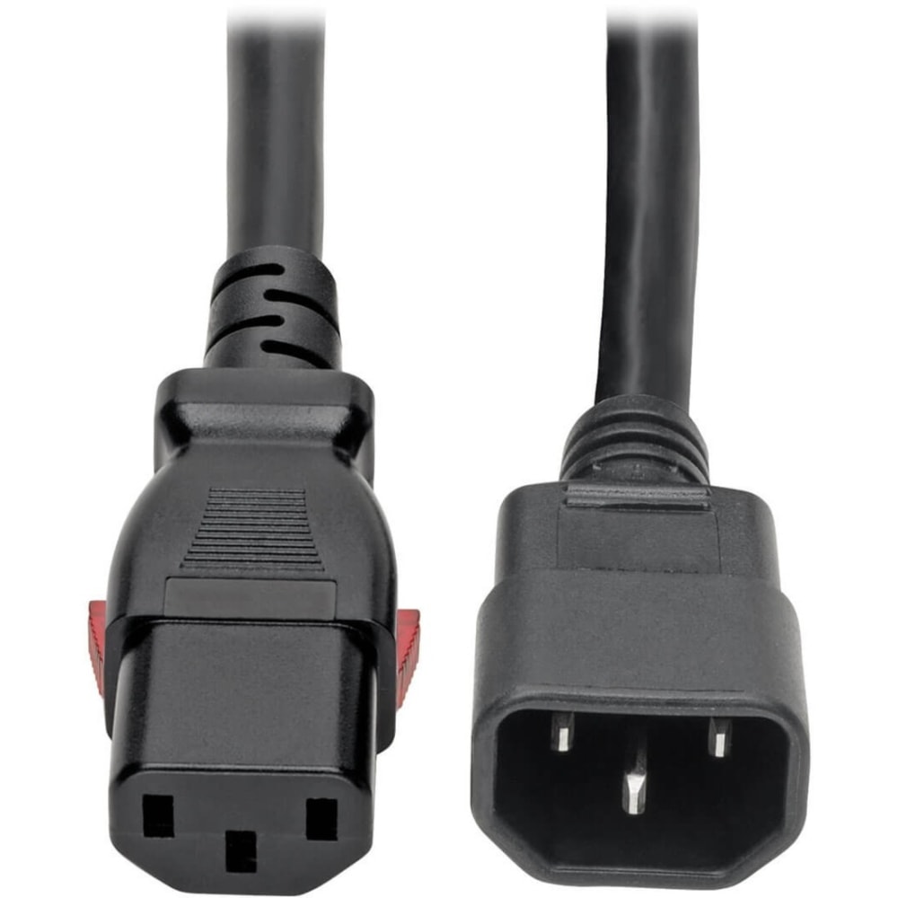 Eaton Tripp Lite Series Heavy-Duty PDU Power Cord, Locking C13 to C14 - 15A, 250V, 14 AWG, 10 ft. (3.05 m) - P005L10 MPN:P005-L10